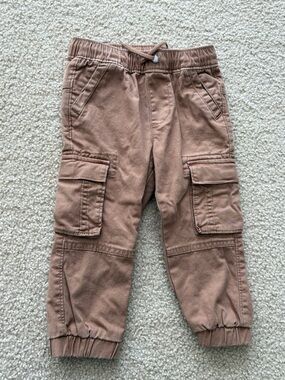 Toddler Cargo Jogger Pants - Brown